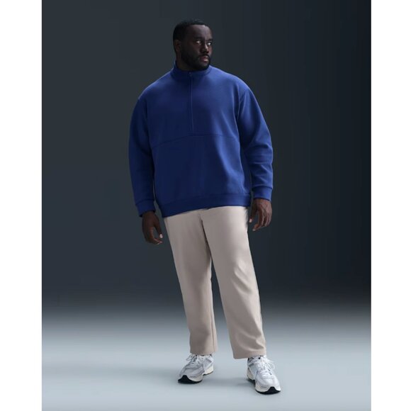 Nike Men's Dri-FIT 1/2-Zip Knit Pullover Top 24.7 ImpossiblySoft Royal Blue - Picture 6 of 10